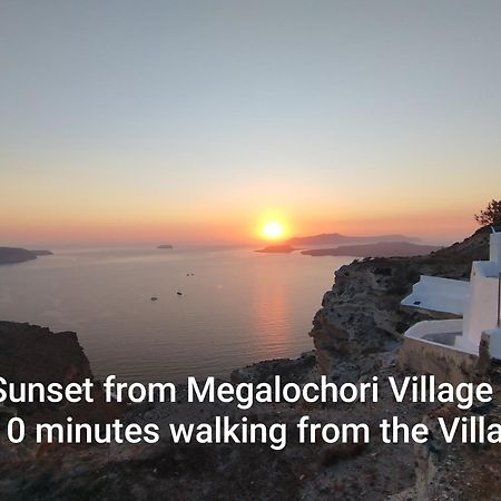Aidos Villa Santorini Megalochori  Buitenkant foto
